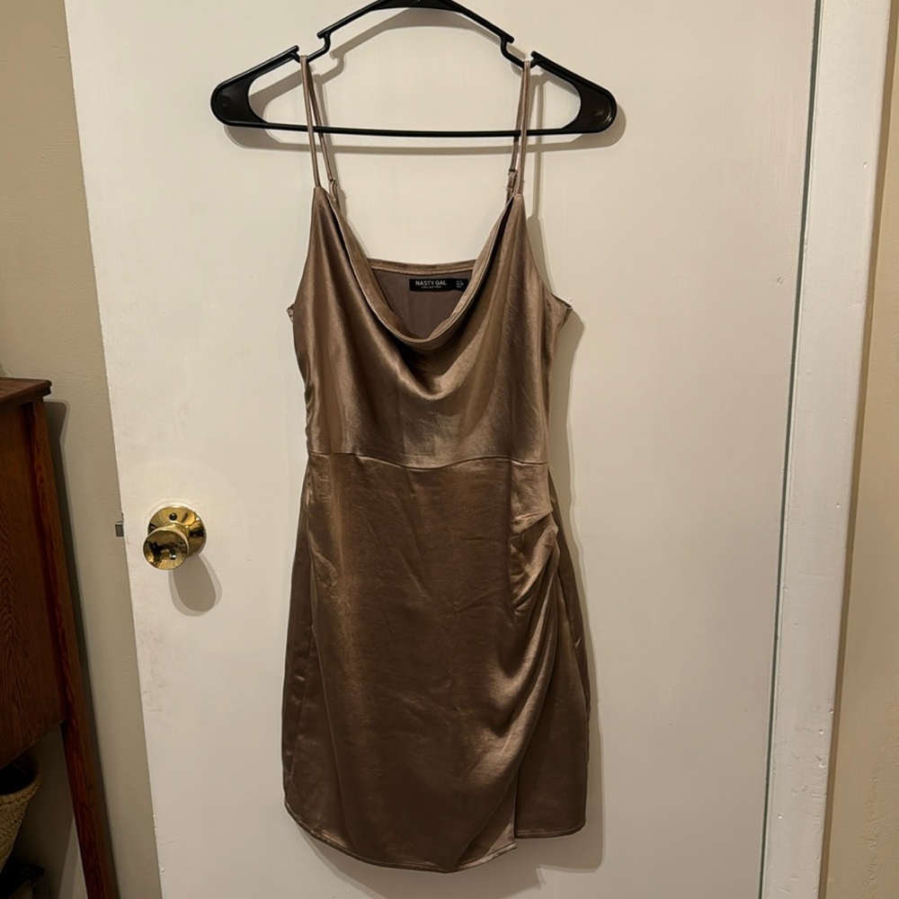 Silk mini dress
